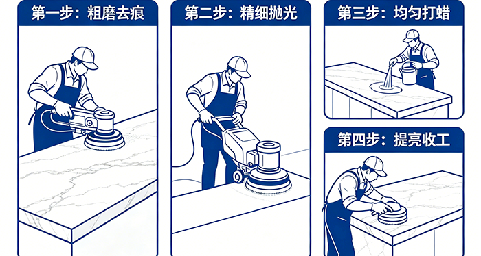 大理石翻新步骤
